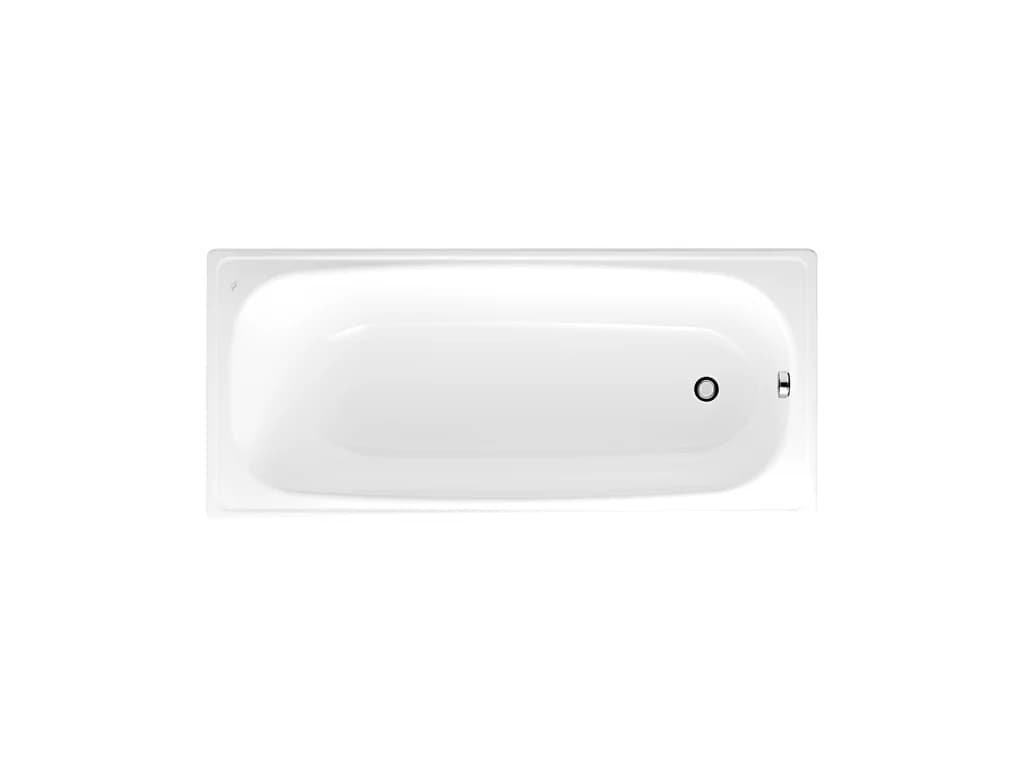JIKA Riga Stahl-Badewanne 150 × 70 cm, weiß, Rechteck