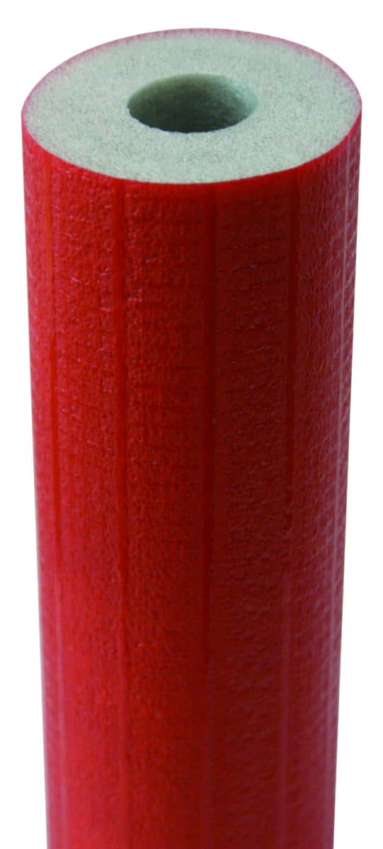 CONEL FLEX PE PLUS Schlauchisolierung 22 x 9 mm, ungeschlitzt, mit PE-Folie, 2 m, rot