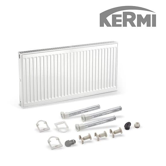 Flachheizkörper Kermi Profil V-Kompakt Typ 22 rechts 300x1800mm lackiert