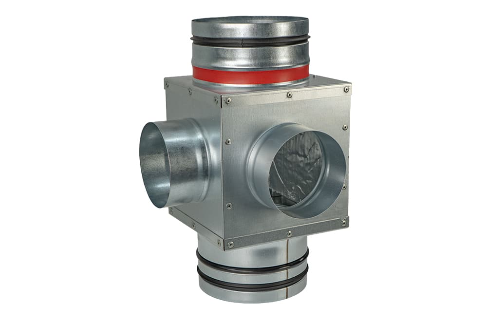 Aereco RSG RM 180/V100 Rauchschutzgehaeuse (T-Stueck) DN 180 / DN 100