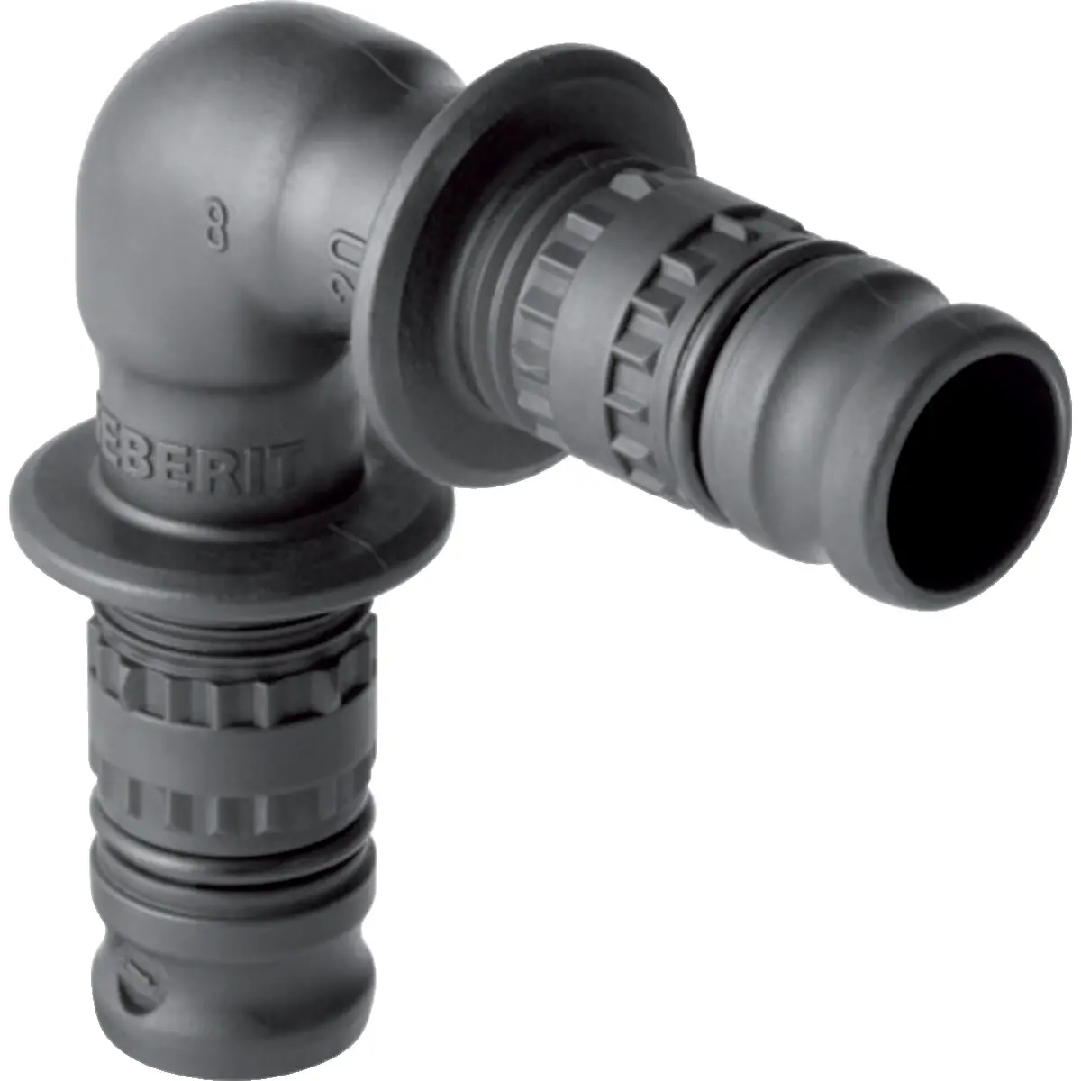 Geberit Mepla Winkel 90° 16 mm, PVDF