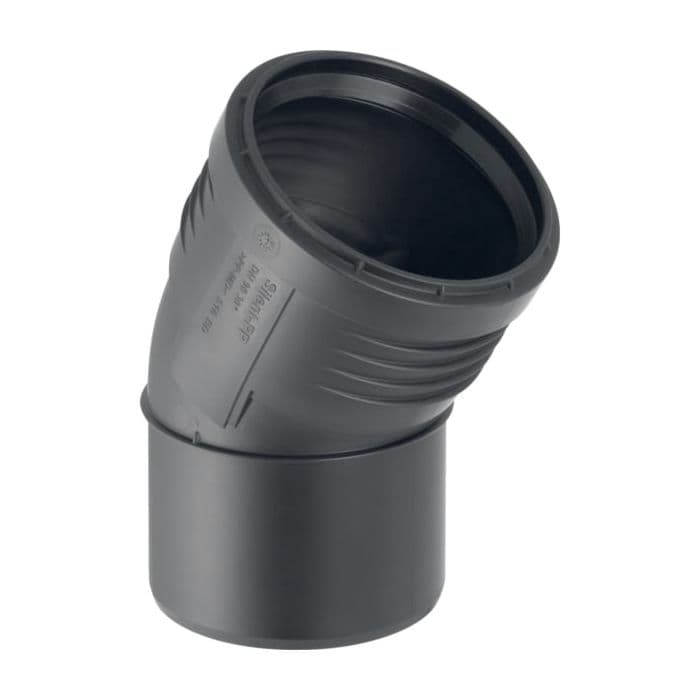 Geberit Silent-PP Bogen DN 50 30° mit Steckmuffe (Art. 390.221.14.1)
