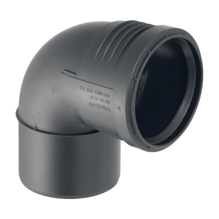 Geberit Silent-PP Bogen DN 50 87,5° mit Steckmuffe (Art. 390.224.14.1)