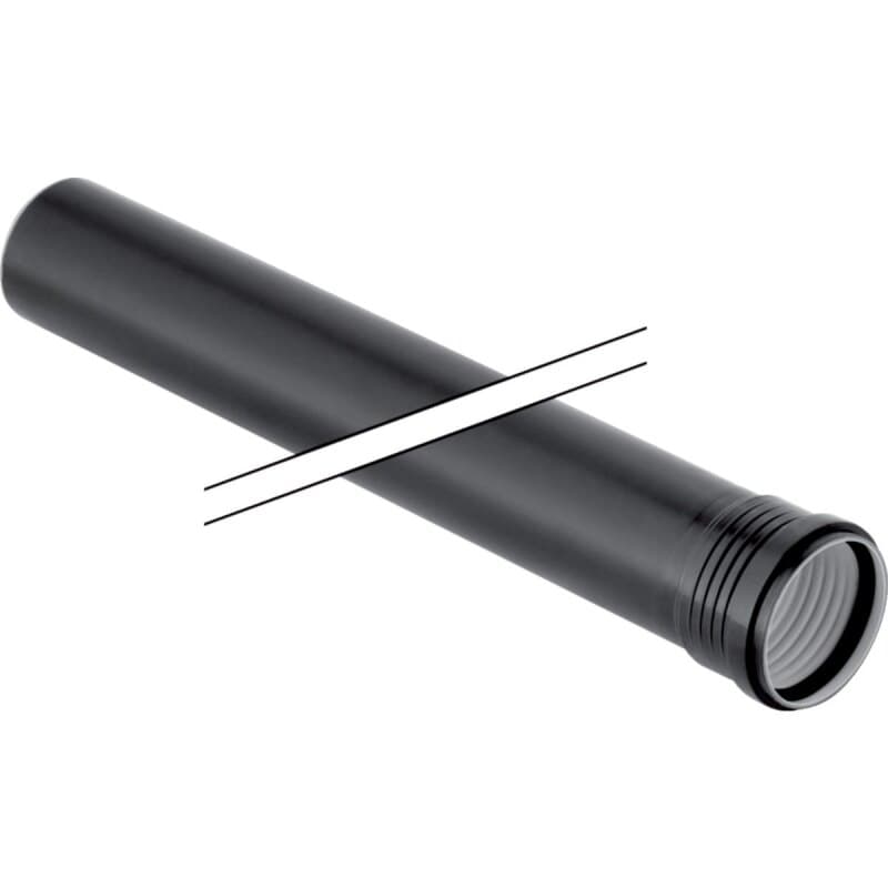 Geberit Silent-PP Abwasserrohr mit 1 Muffe DN 125 (Ø 125 mm), Länge 2000 mm