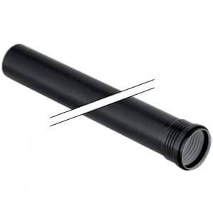 Geberit Silent-PP Abwasserrohr DN 50 x 1000 mm mit 1 Muffe, schallgedämmt