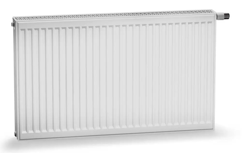Kermi therm-x2 Profil-V Ventilheizkörper Typ 33, 300 × 2000 mm, Anschluss rechts, weiß